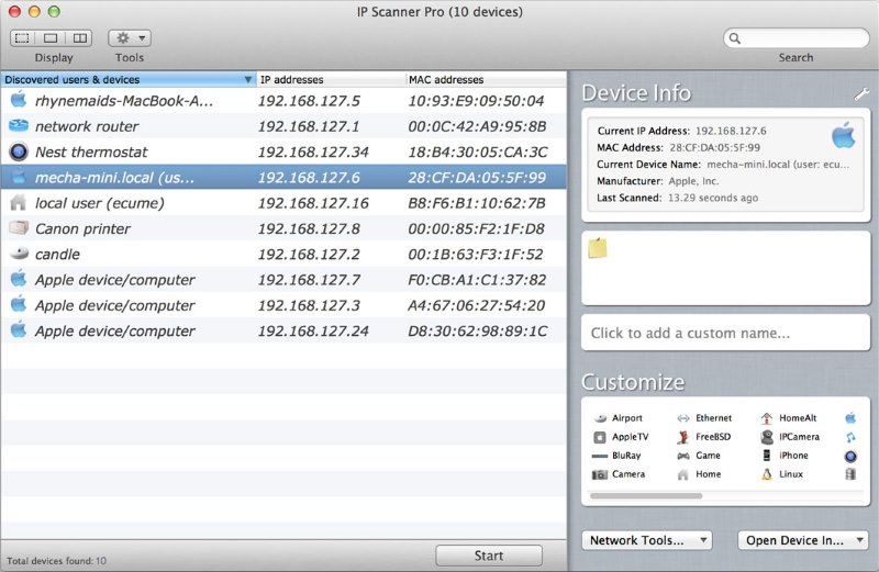 IP Scanner Pro 3.84 MacOSX