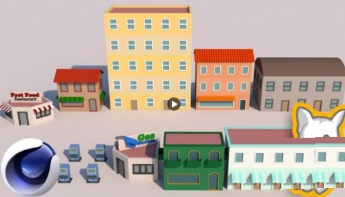 Skillshare – Low Poly Modeling in Cinema 4D – Modeling and Texturing 3D Buildings