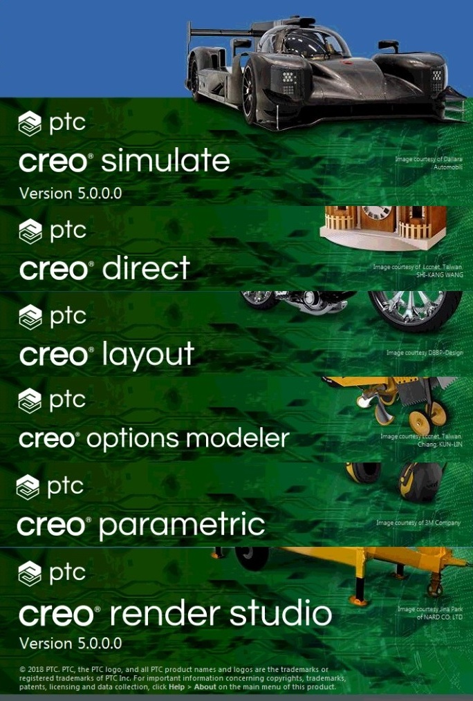 PTC Creo 5.0.5.0 M050 Multilingual x64