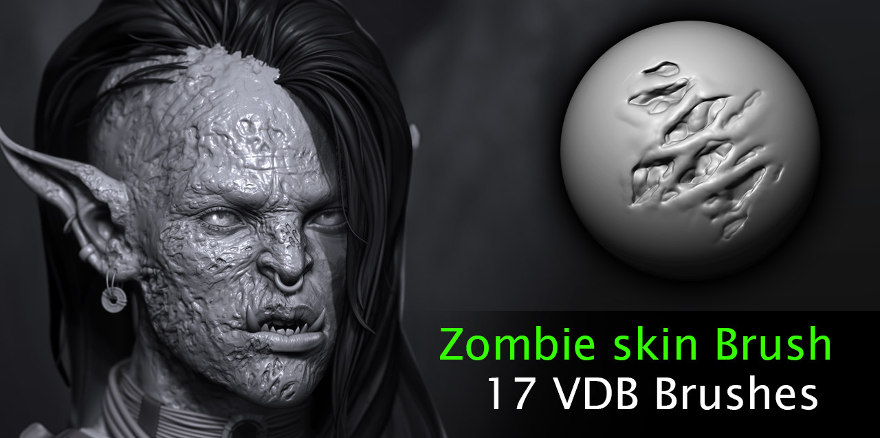ArtStation Marketplace – Zombie skin VD Brushes