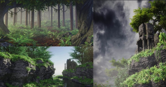 Blender 2.79 Nature environment creation
