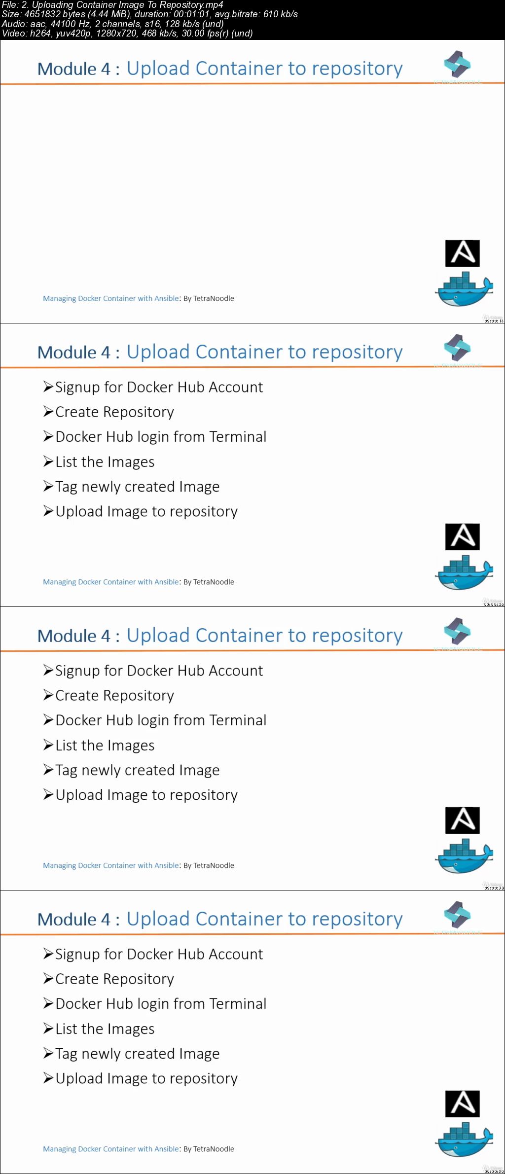  Mastering DevOps With Ansible : Manage Docker Containers 