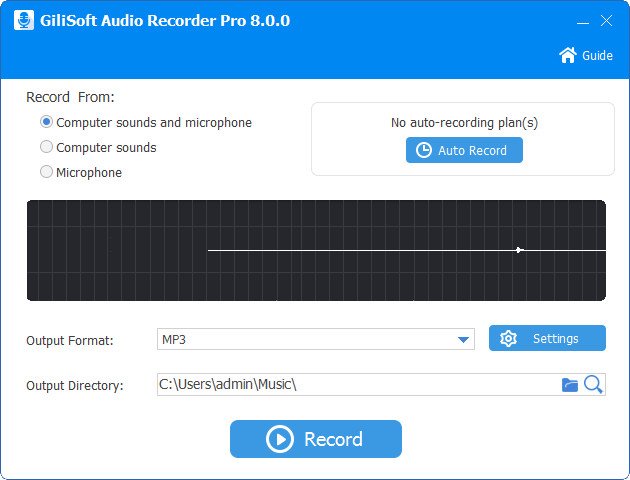 GiliSoft Audio Recorder Pro 8.0.0