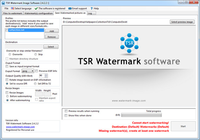 TSR Watermark Image Pro 3.6.1.1 Multilingual