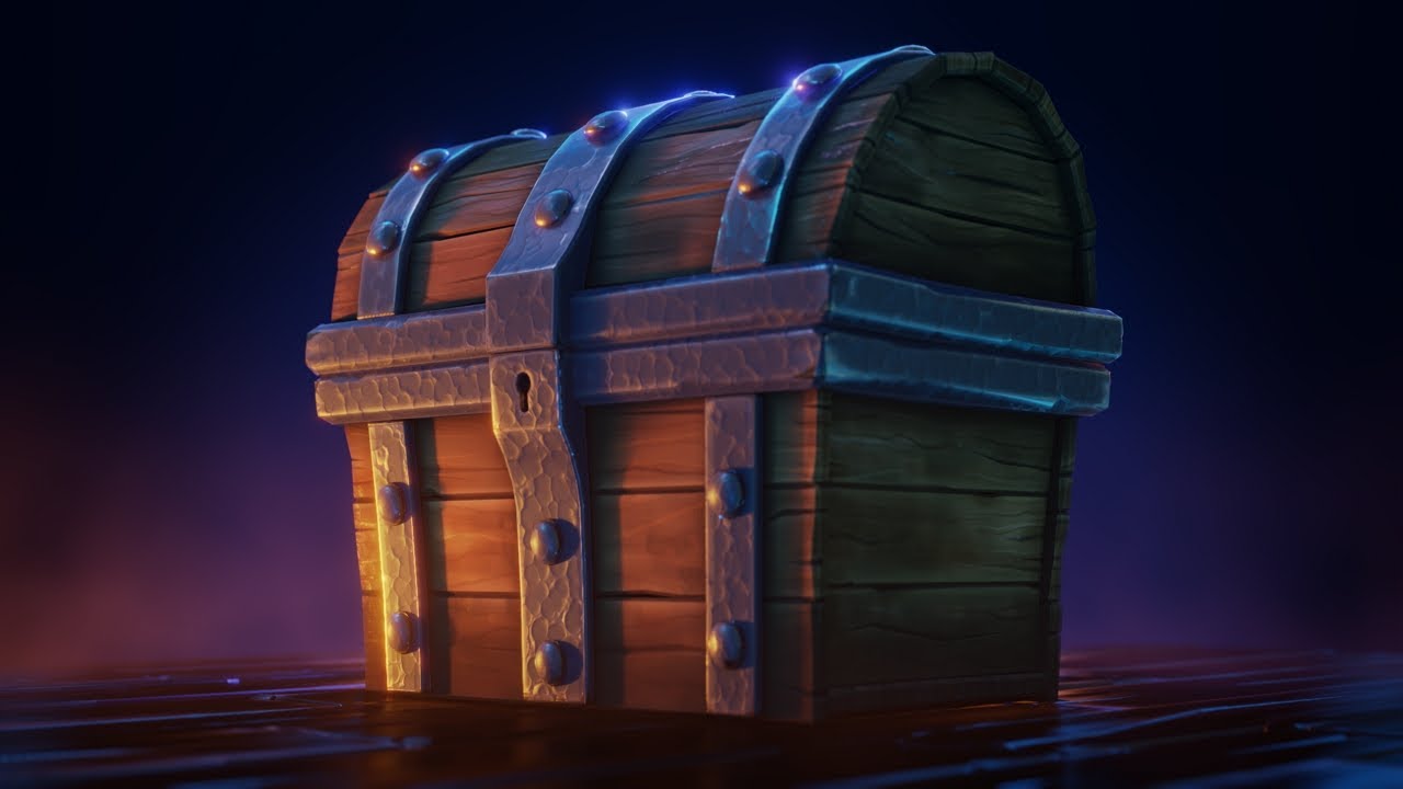 CGCookie – Modeling, Texturing and Shading a Treasure Chest in Blender 2.8