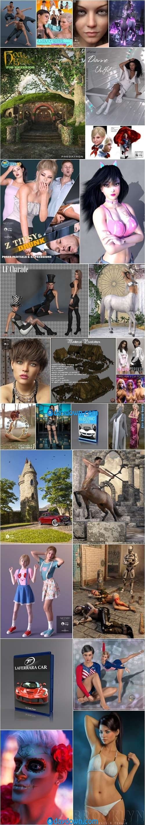 Daz 3D, Poser Bundle 1 September 2019