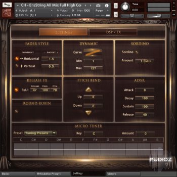 Chris Hein Strings Compact KONTAKT screenshot