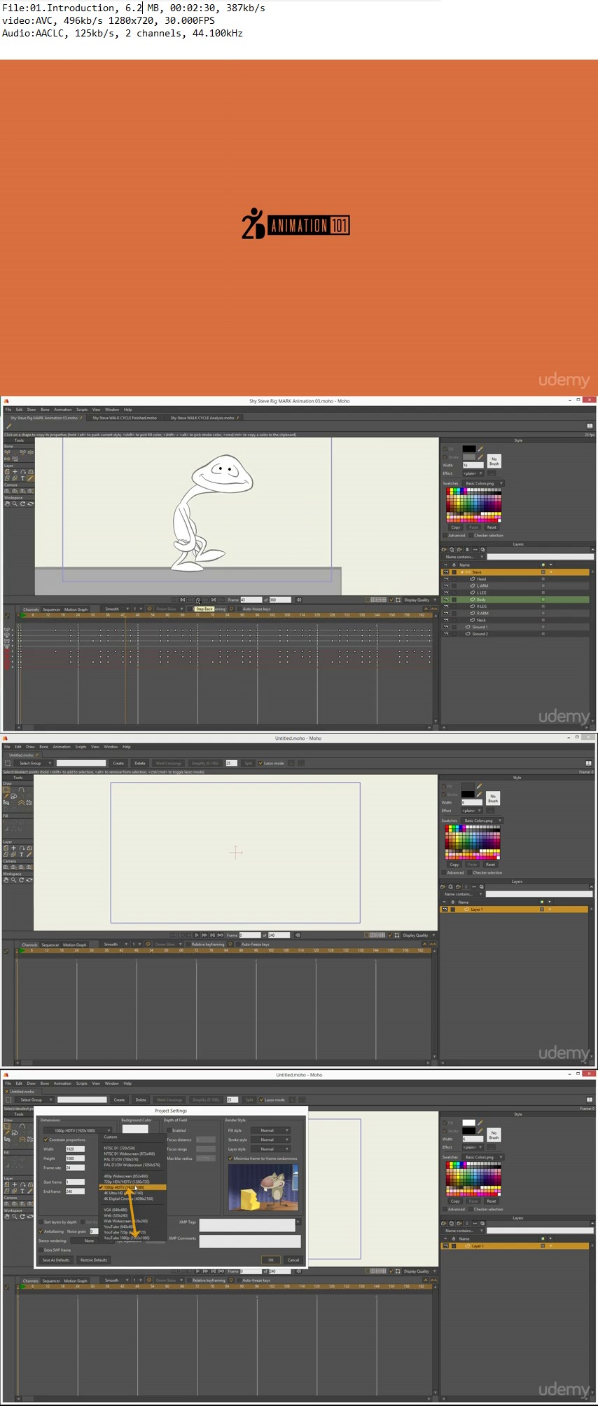 2D Animation in Moho from Basic to Advanced