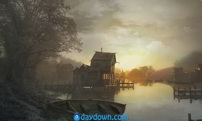 Gumroad – Houdini Procedural Lake Houses Volume 5
