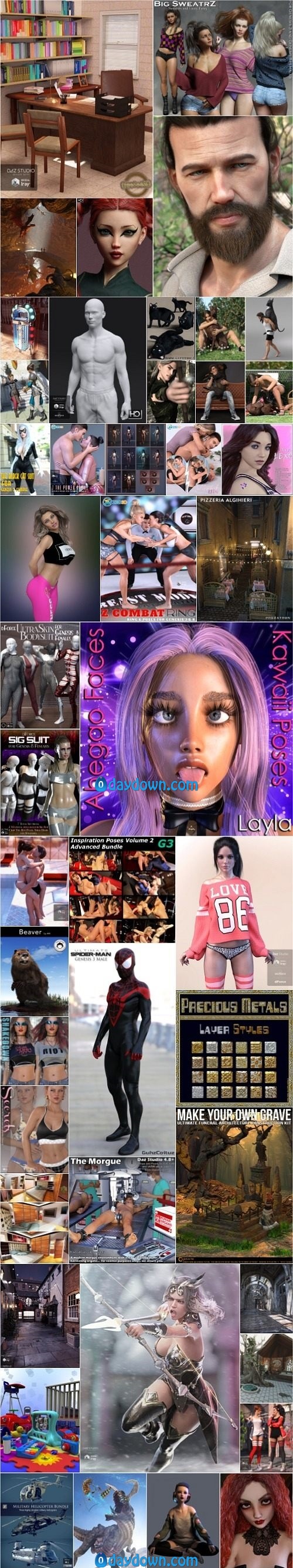 Daz 3D, Poser Bundle 5 October 2019