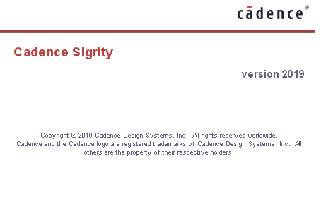Cadence Design Systems Sigrity v19.00.000-2019 x64