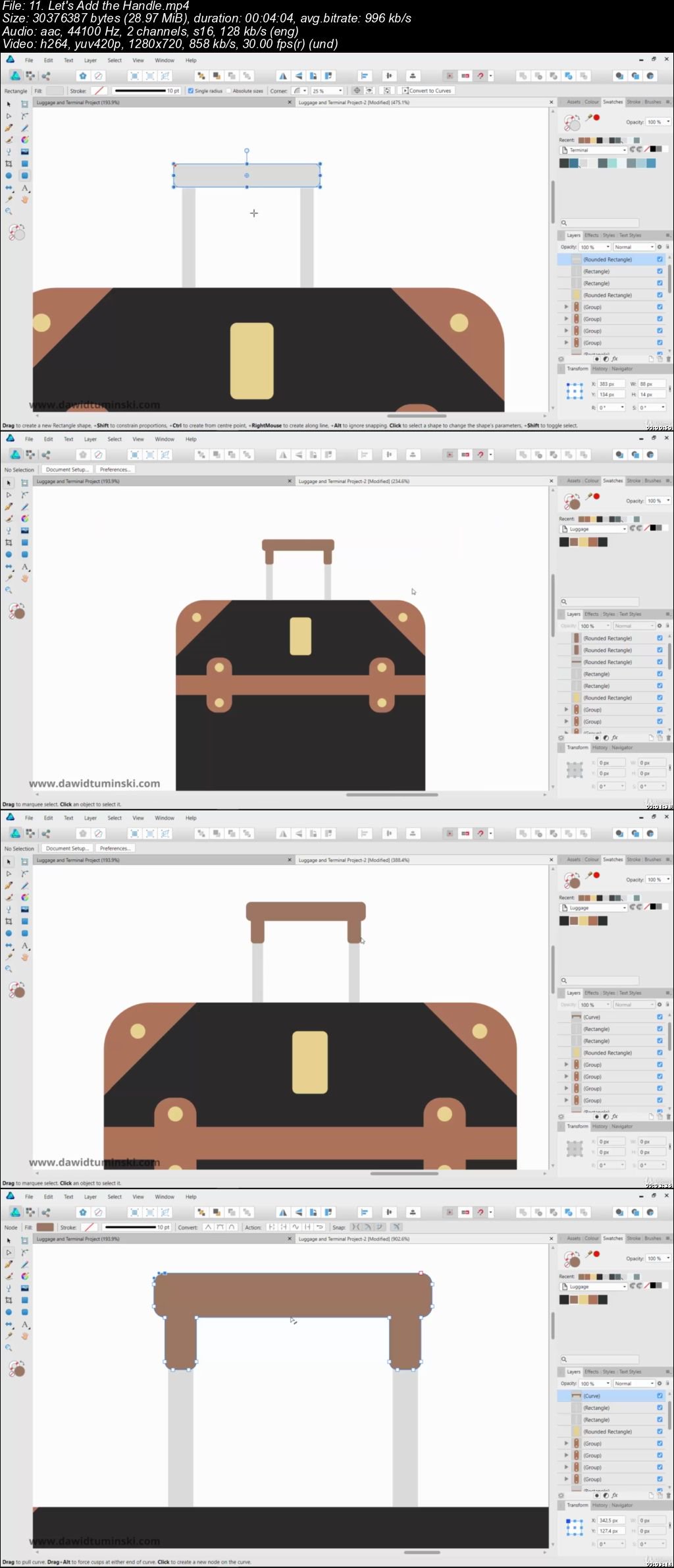  Modern Flat Design in Affinity Designer Masterclass 