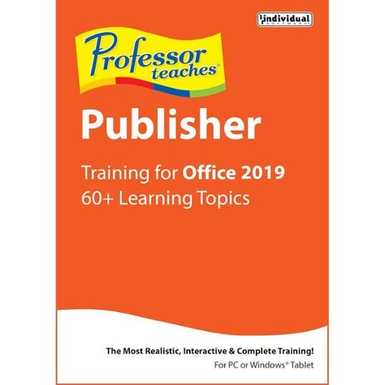 Individual Software Professor Teaches Publisher 2019 v1.0