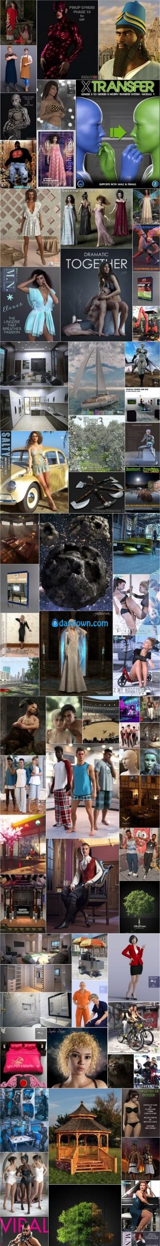 Daz 3D, Poser Bundle 8 November 2019