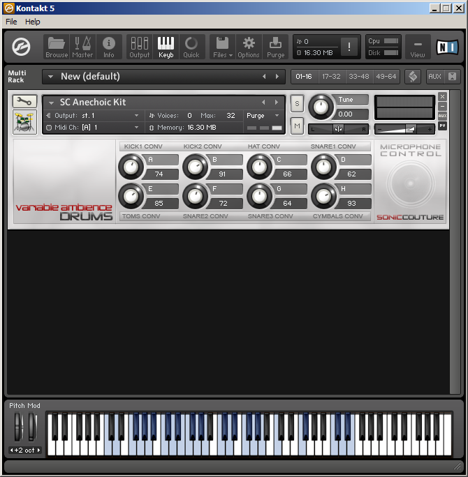 Soniccouture – Variable Ambience Drums (KONTAKT)
