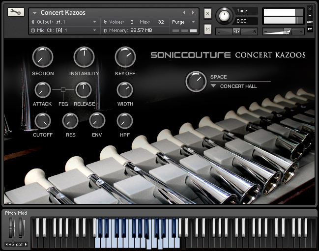 SonicCouture – Concert Kazoos (KONTAKT)