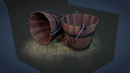 How to Create a Wooden Bucket Prop with Blender 2.8