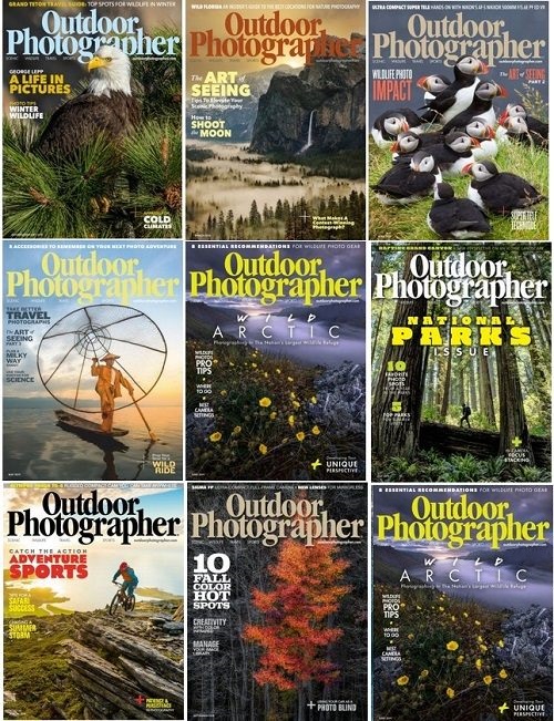 Outdoor Photographer – 2019 Full Year Issues Collection
