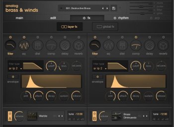 Output Analog Brass and Winds v1.0.1 KONTAKT screenshot
