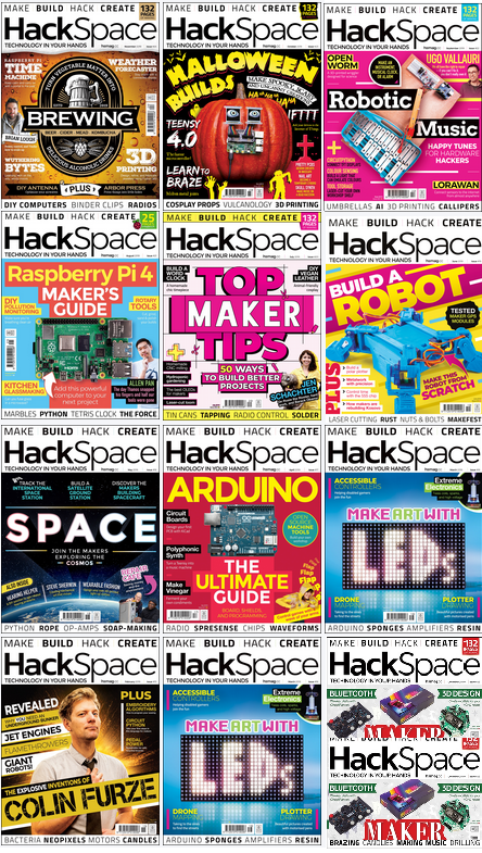 HackSpace – 2019 Full Year Issues Collection