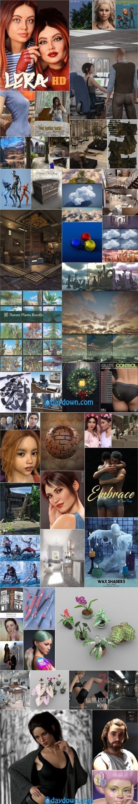 Daz 3D, Poser Bundle 3 December 2019