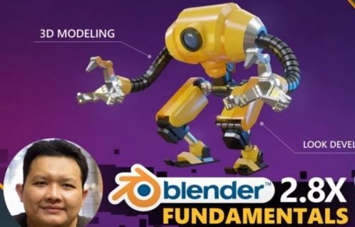 Skillshare – Blender 2.8X Fundamentals: Basic 3D Modeling and Look Development