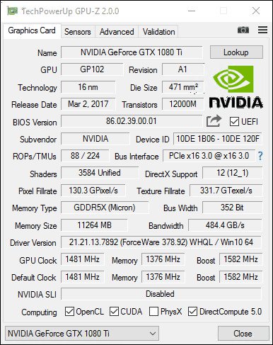 GPU-Z 2.5.0