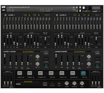 Castle Instruments SEIKO DS-250 for N. I. Kontakt screenshot