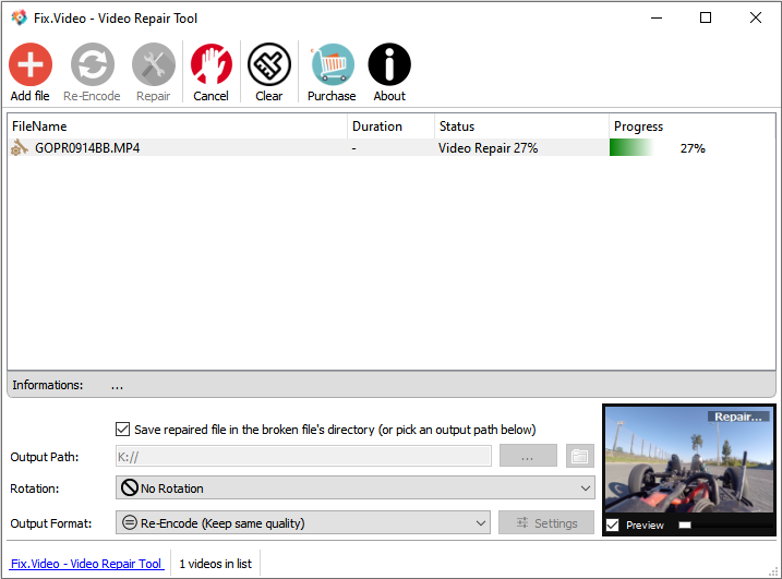 Video Repair Tool 1.0