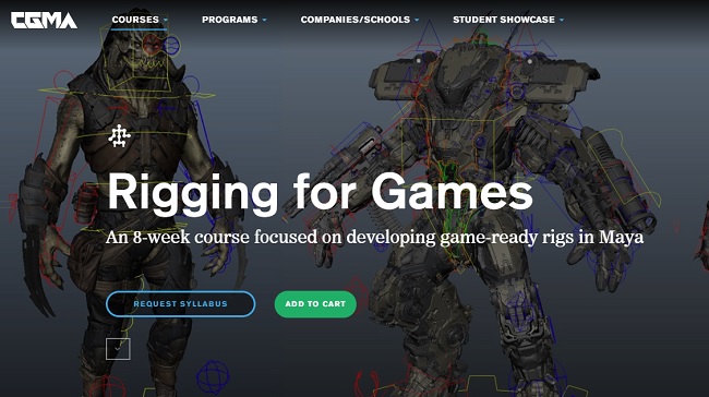 CGMA – Rigging for Games