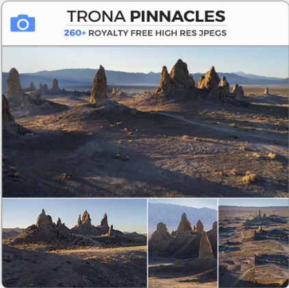 Photobash – Trona Pinnacles