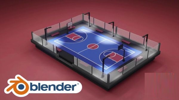 Skillshare – Create A Basketball Court With Blender