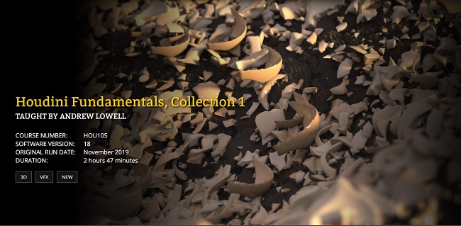 FXPHD – HOU105 – Houdini Fundamentals, Collection 1
