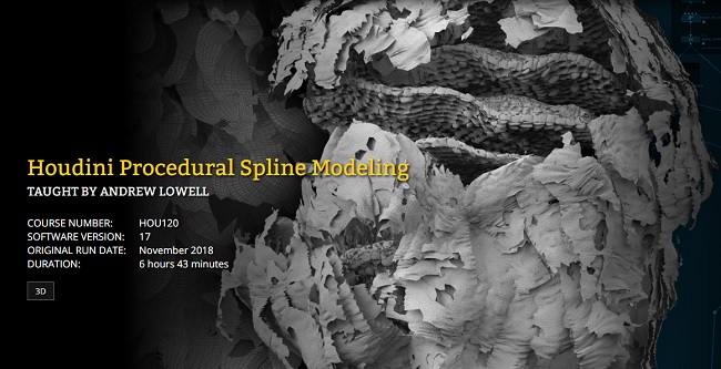 FXPHD – HOU120 – Houdini Procedural Spline Modeling