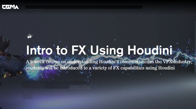 CGMA – Intro to FX Using Houdini