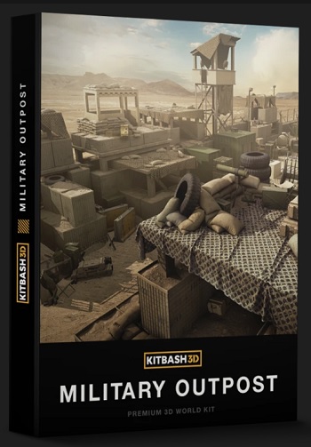 Kitbash3D – Military Outpost