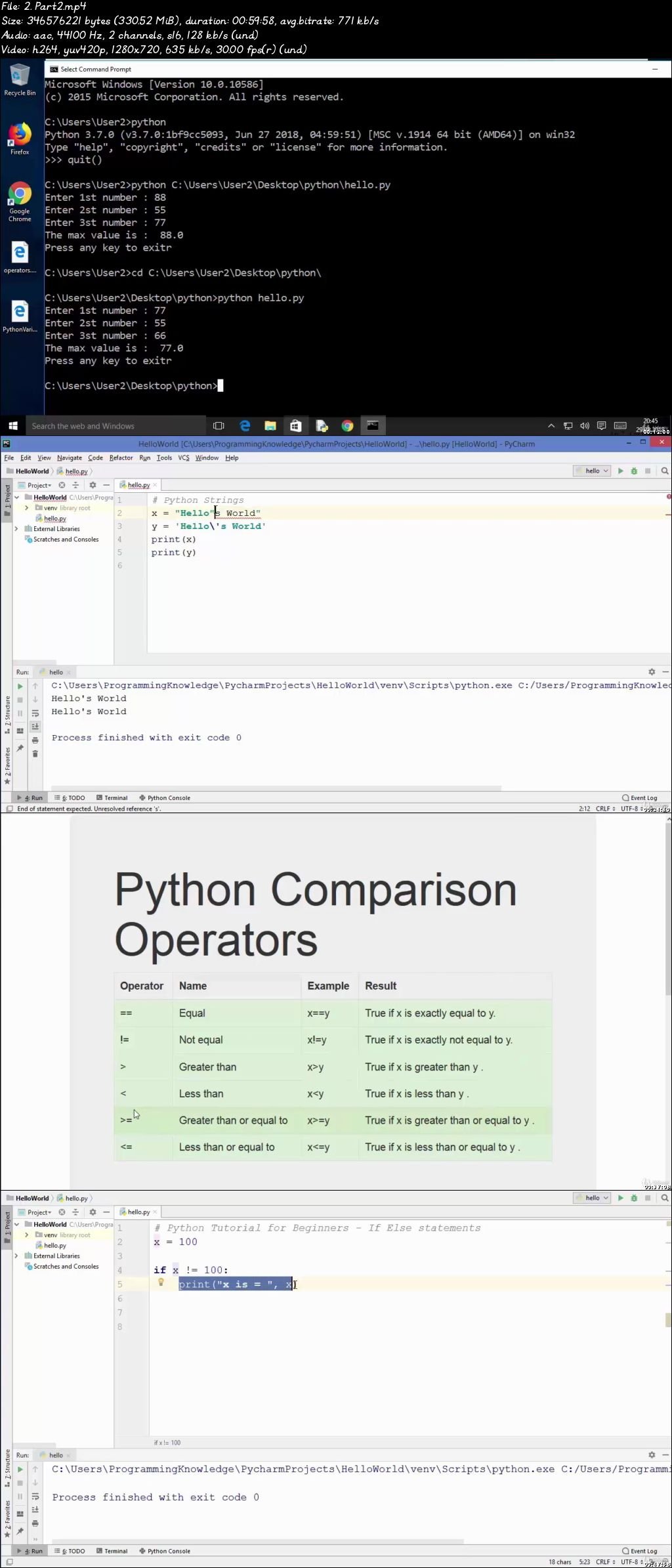  The complete Python Certification Course for Beginners 