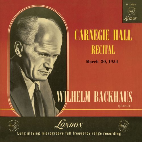 Wilhelm Backhaus – Carnegie Hall Recital 1954 (Live) (1955/2020)