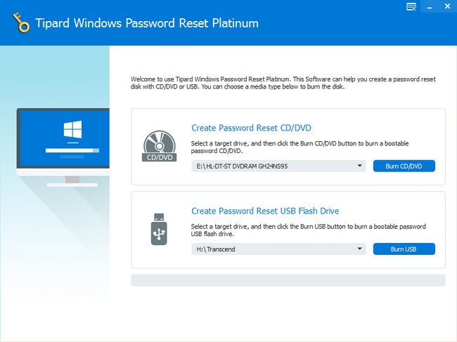 Tipard Windows Password Reset Platinum 1.0.12.0