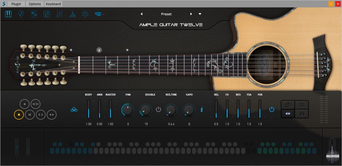 Ample Sound Ample Guitar Twelve v3.3.0 WIN OSX screenshot
