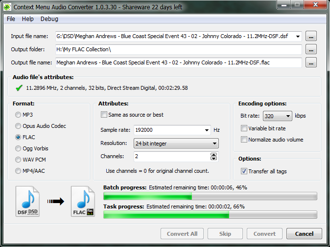 3delite Context Menu Audio Converter 1.0.42.86