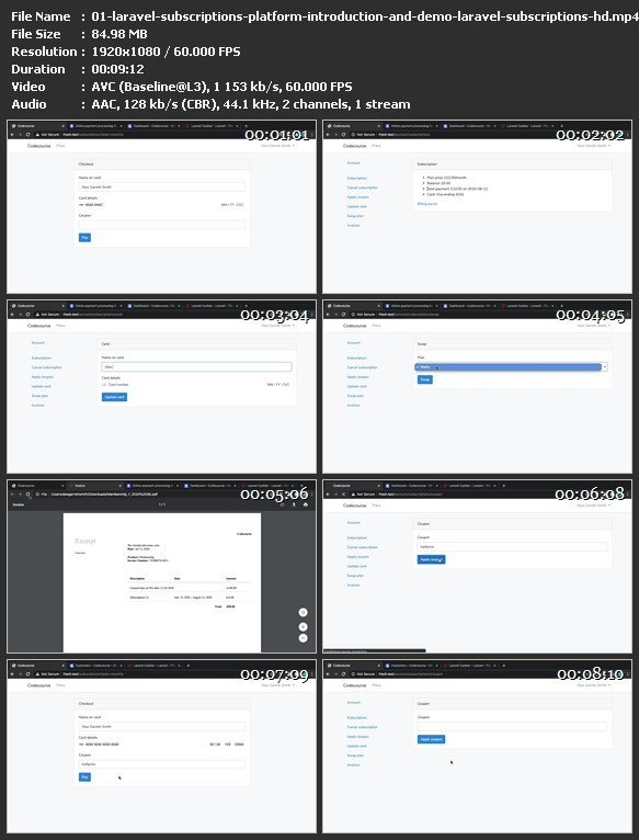Codecourse - Laravel Subscriptions