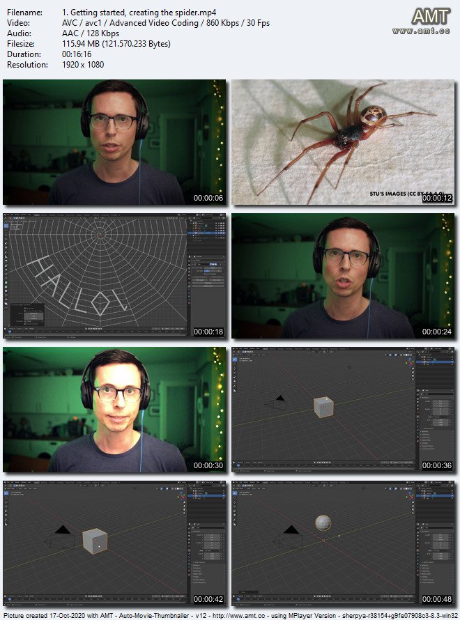 Creating an Animated Spooky Spider in Blender 2.9