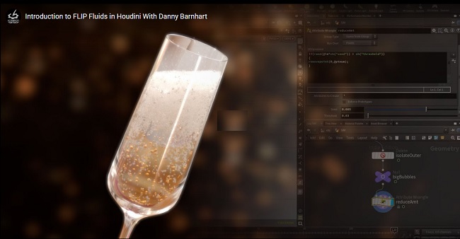 The Gnomon Workshop – Introduction to flip fluids in Houdini