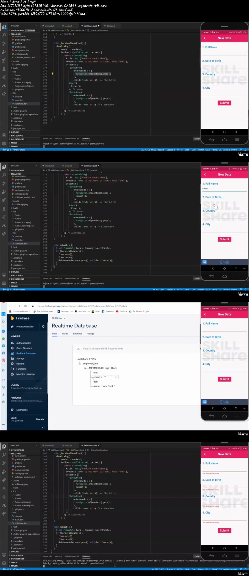  Flutter and Firebase Part 1 (Real-Time Database) 