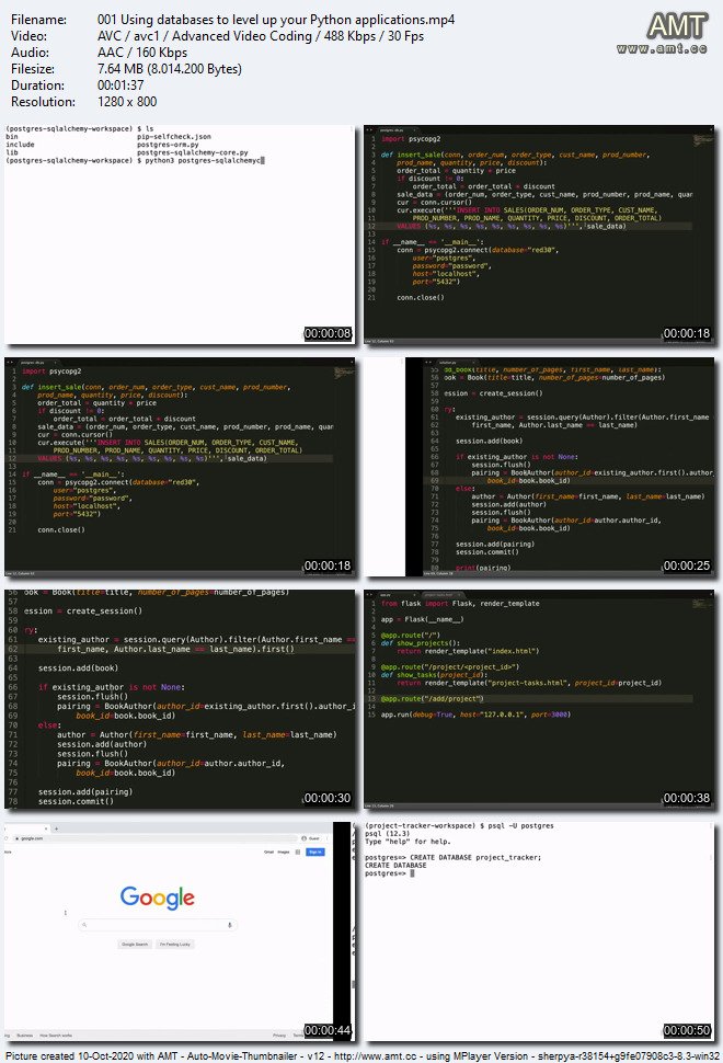 Advanced Python: Working with Databases