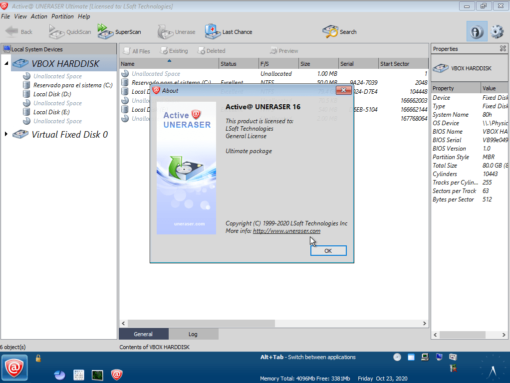 Active@ UNERASER Ultimate 16.0.0 WINPE (x64)
