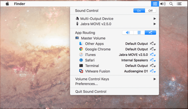 Sound Control 2.6.0b2 MacOS