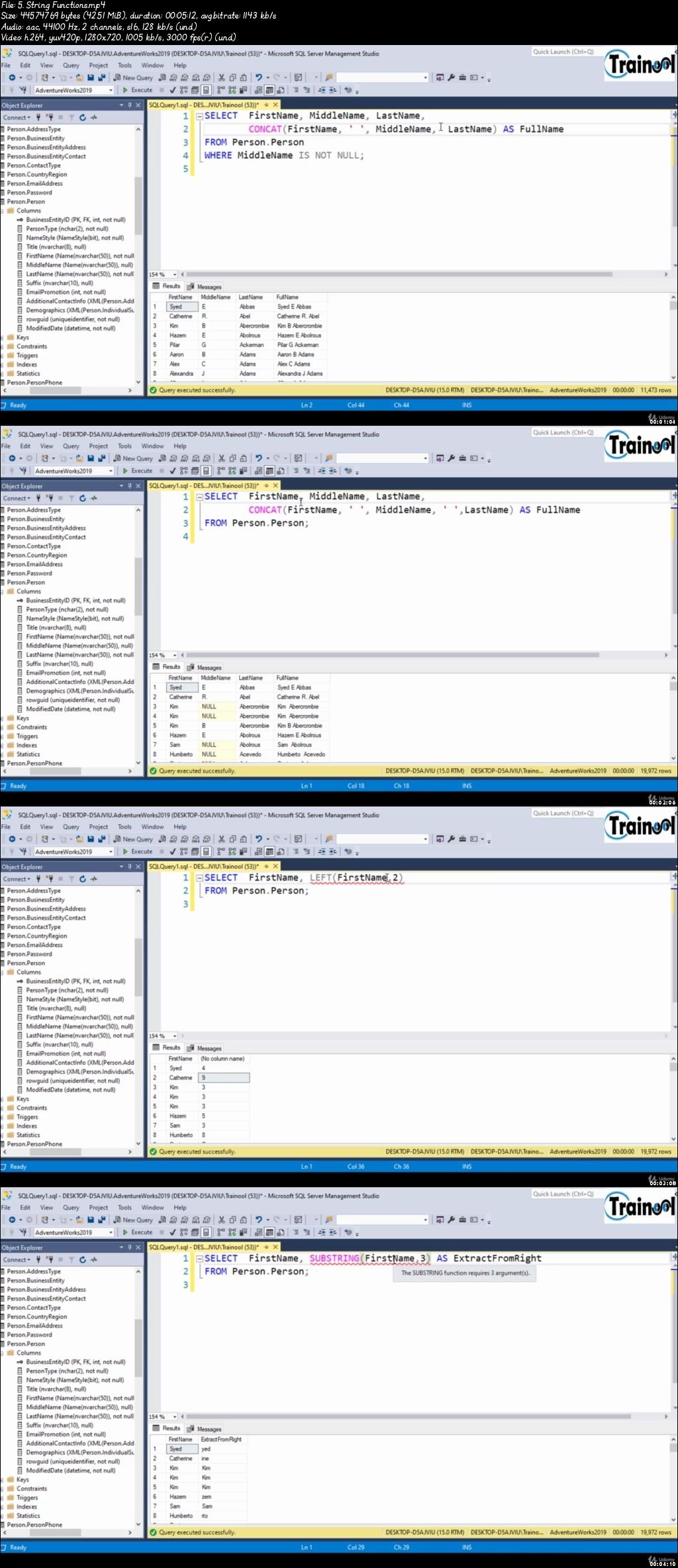  SQL - Microsoft SQL Crash Course for Absolute Beginners 