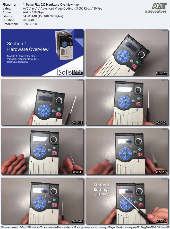 Variable Frequency Drive PowerFlex 525 VFD Programming Setup